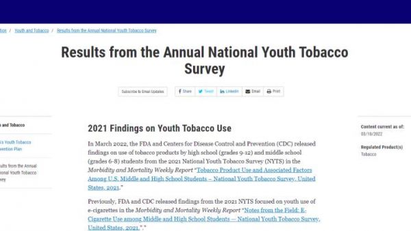 “熊孩子”都抽什么烟？美国年度全国青少年烟草调查结果出炉